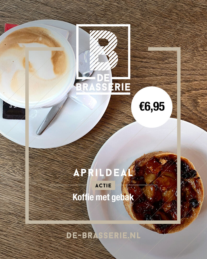 Aprildeal: koffie + gebak