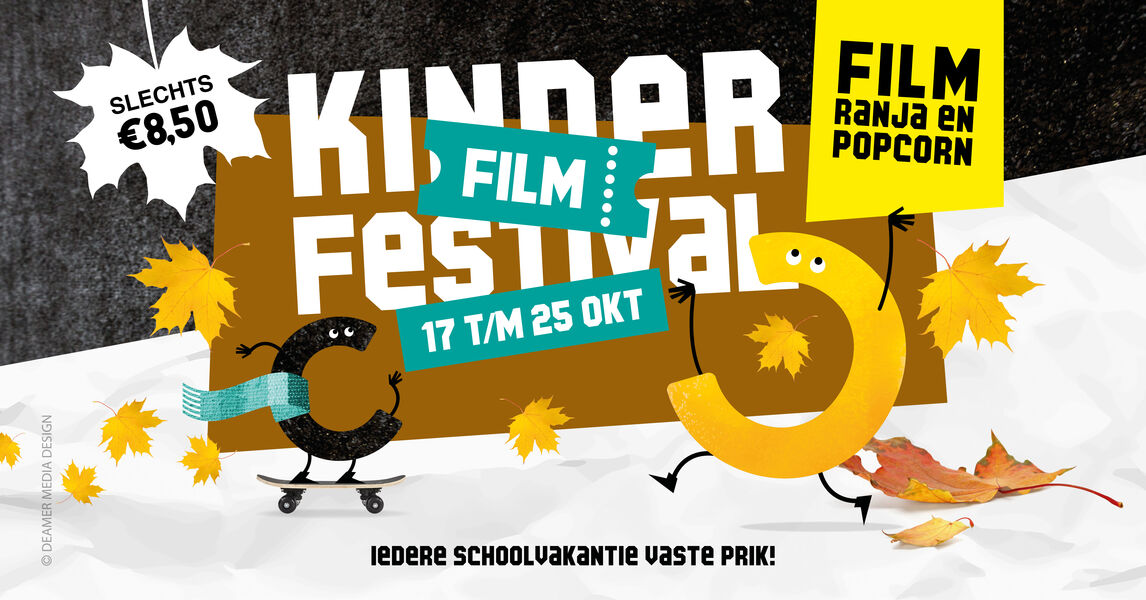 KinderFilmFestival in de herfstvakantie: Za 17 t/m zo 25 okt