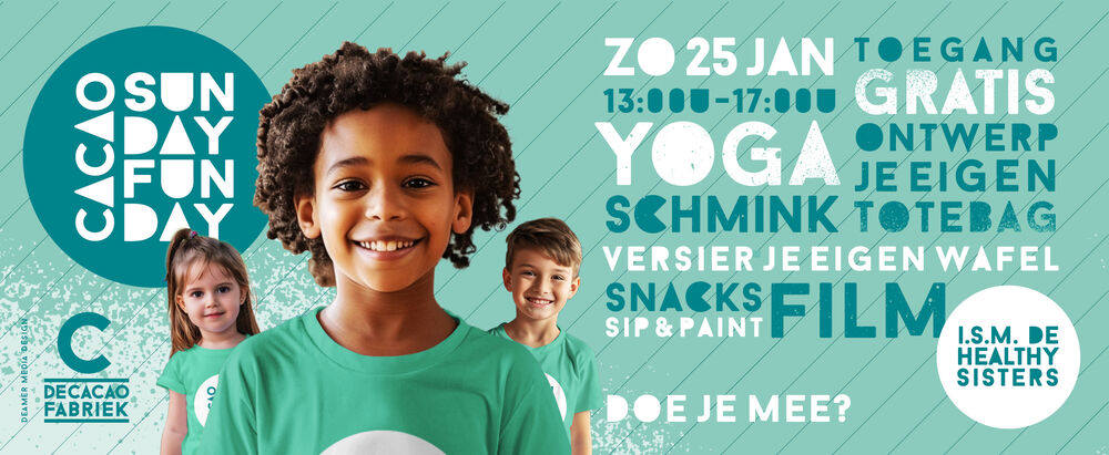 Tweede editie Sunday Funday op zondag 25 januari