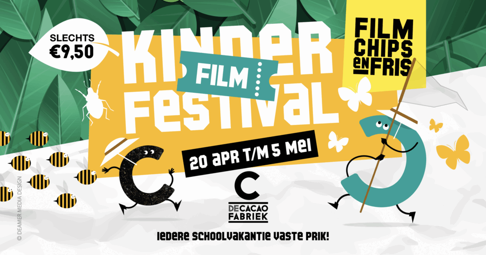 Zaterdag 20 april: start van het KinderFilmFestival! 